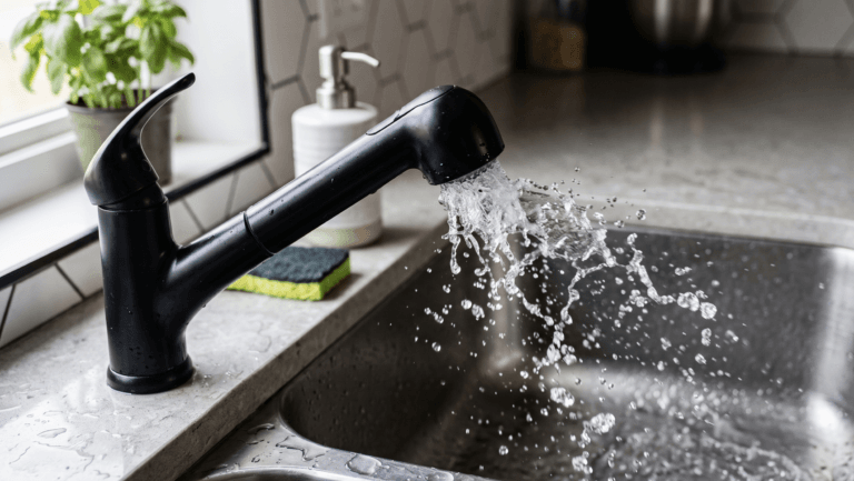 Faucet Sputters When First Turned On? 5 Causes & Fixes