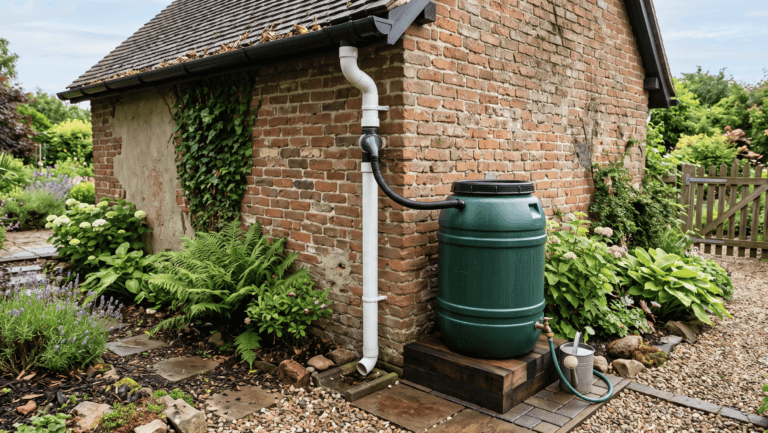 How to Set Up a Rain Barrel System This Weekend (5 Steps)