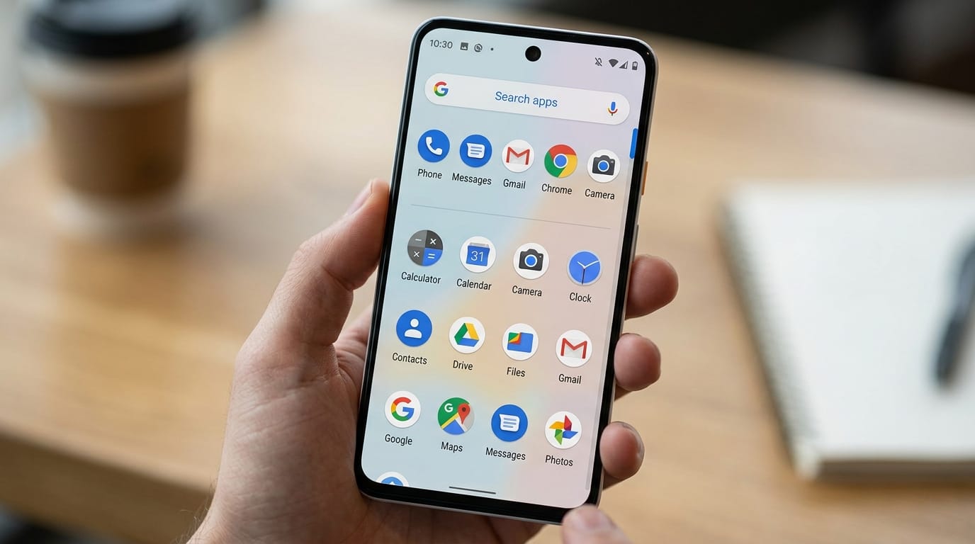 android 10 app drawer